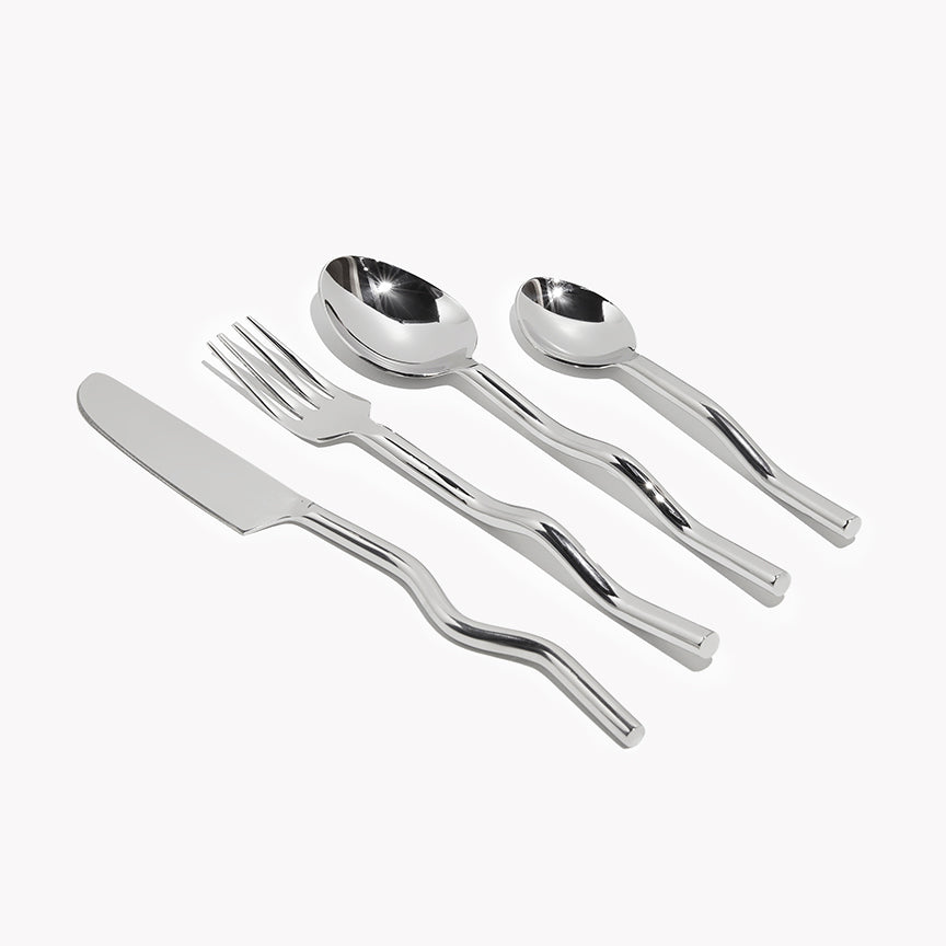 WAVY CUTLERY SET