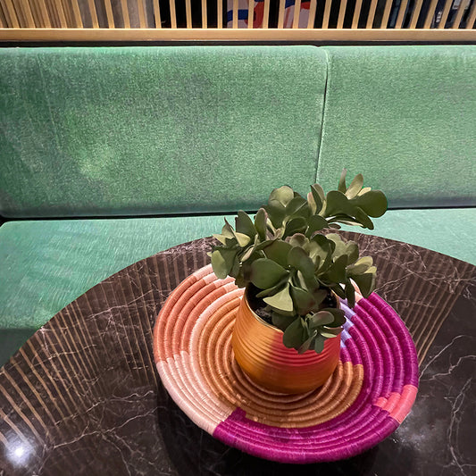 RAFFIA PLATEAU BASKET | MODERN FORM