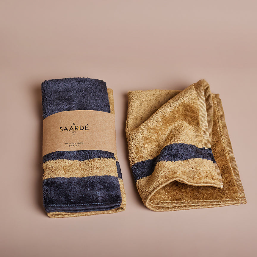 MICROFIBER COTTON CLOTHS | SET OF TWO