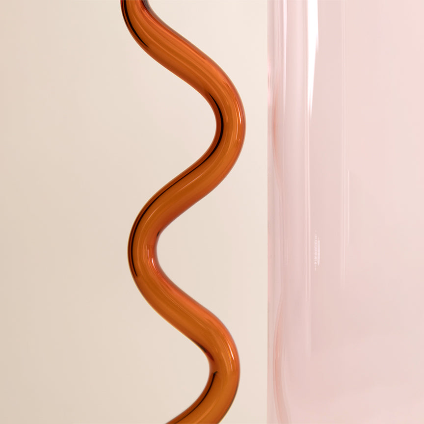 WAVE GLASS PITCHER