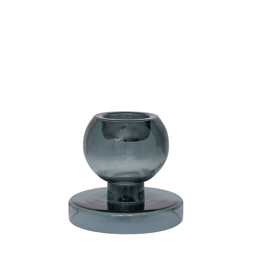 BOTH SIDES CANDLE HOLDER | RECYCLED GLASS