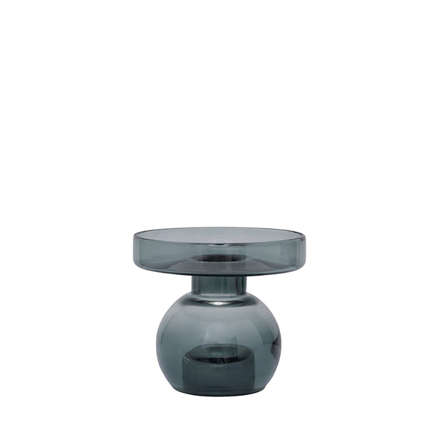 BOTH SIDES CANDLE HOLDER | RECYCLED GLASS