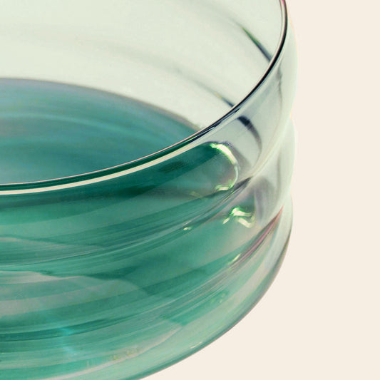 RIPPLE GLASS BOWL | SMALL