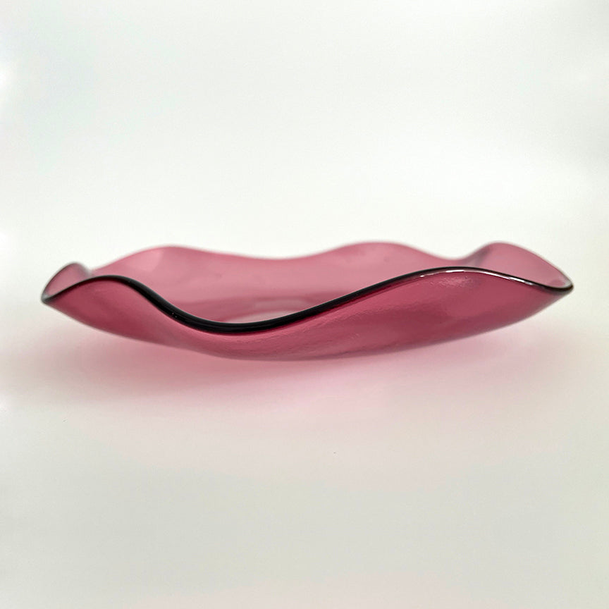 GLASS PETAL PLATE