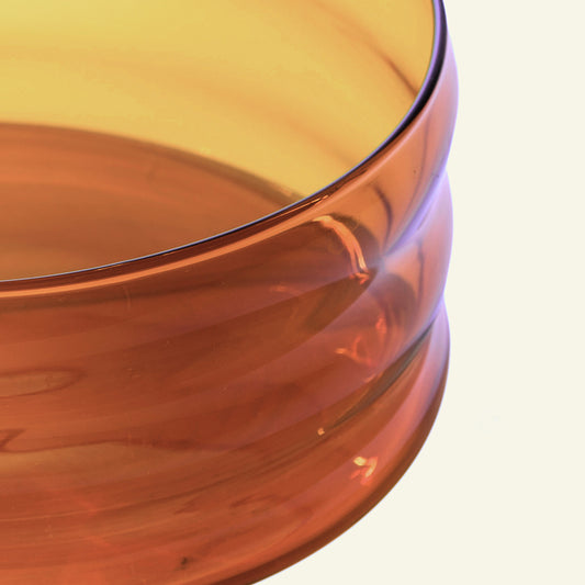 RIPPLE GLASS BOWL | SMALL