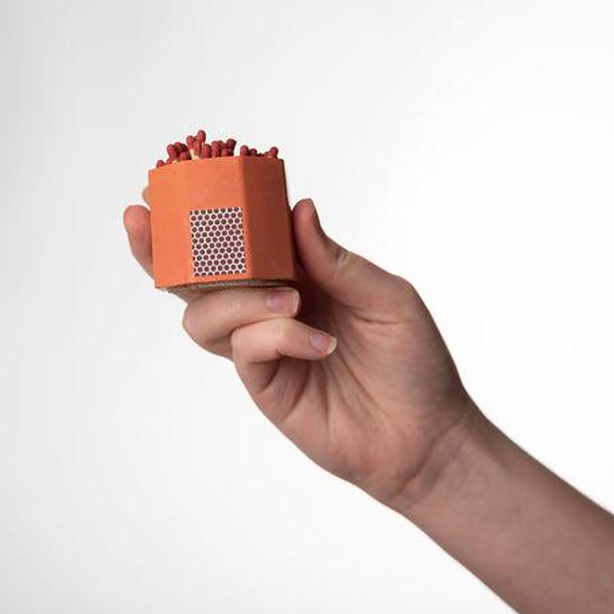 MATCH HOLDER W/ STRIKER + MATCHES | Brick