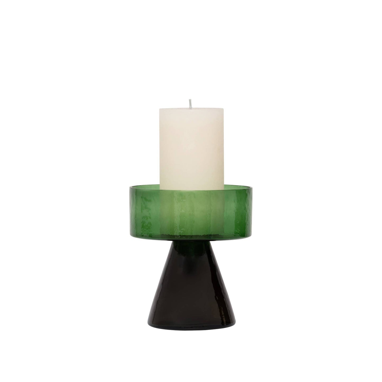 CODY CANDLE HOLDER | RECYCLED GLASS