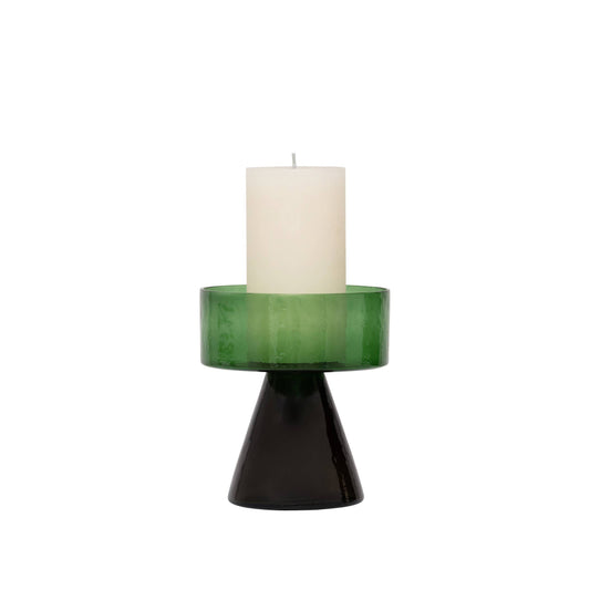 CODY CANDLE HOLDER | RECYCLED GLASS