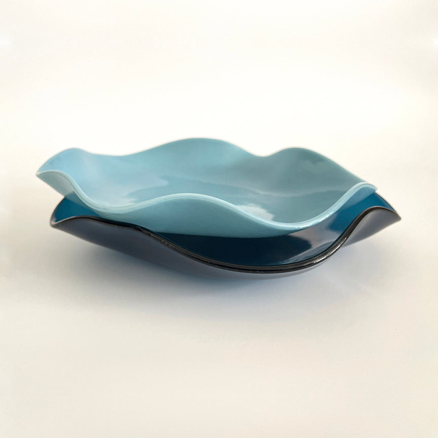 GLASS PETAL PLATE